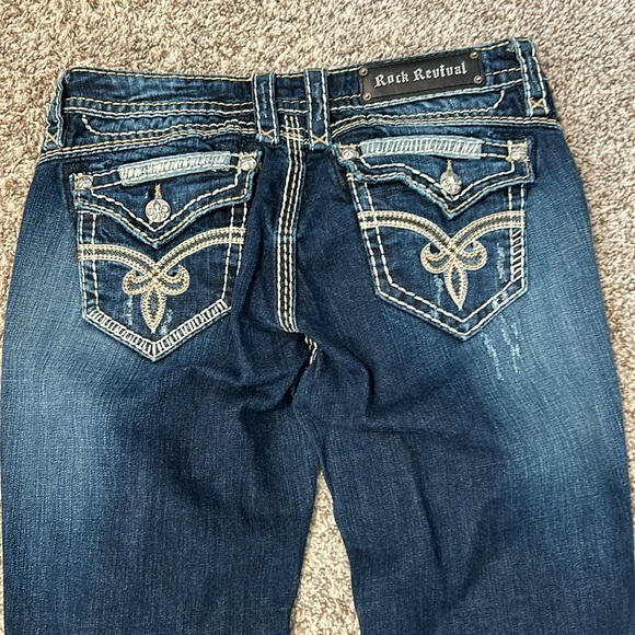 Rock Revival Roza easy bootcut jeans 29 W by 32L - Picture 7 of 9